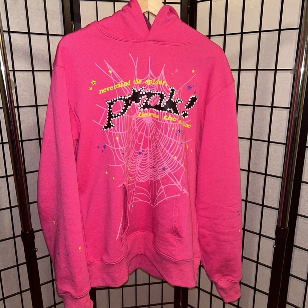 Pink Spider Hoode
